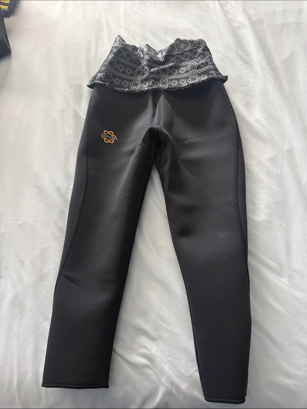 Zaggora Women's Yellow Neoprene Sweatpants - XS